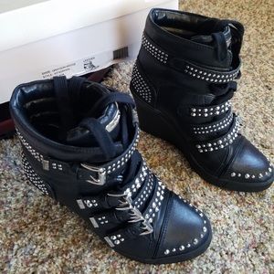 Michael Kors Shoes - Authentic Michael Kors black Grayson wedge Michael Kors Shoes - Authentic Michael Kors black Grayson wedge